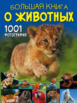 cover image of Большая книга о животных. 1001 фотография
